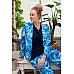 Plus Basics  Top/Shirt SS Travel Light Ink Blue